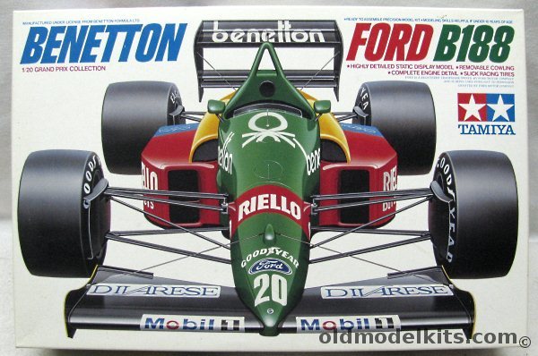 Tamiya 1/20 Benetton Ford B188, 20021 plastic model kit